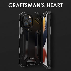 Metal Case for iPhone 13 Pro,Gundam Aluminum Metal Shock Proof Frame Bumper Double Color Oxidation Aluminum Metal Case Cover for iPhone 13 Pro 6.1 inch 2021